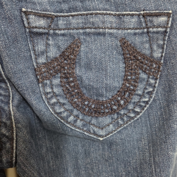 True Religion Womans Stella  Blue Jeans Size 28 - Picture 4 of 7